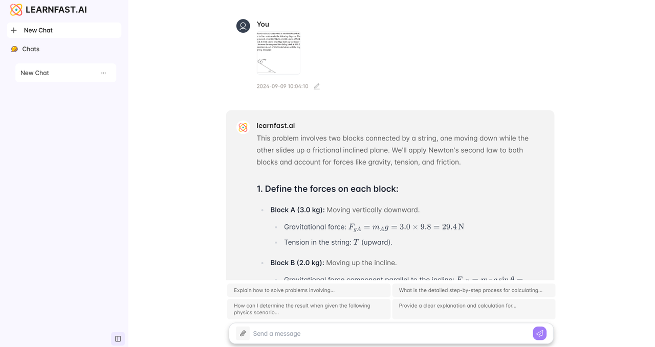 LearnFast AI:免费的 AI 物理解题工具4473