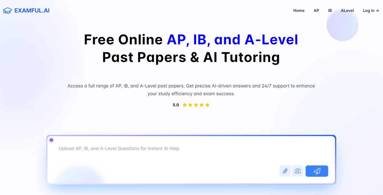 Examful.ai: 免费的 AP, IB, A-Level 真题试卷和指导4575